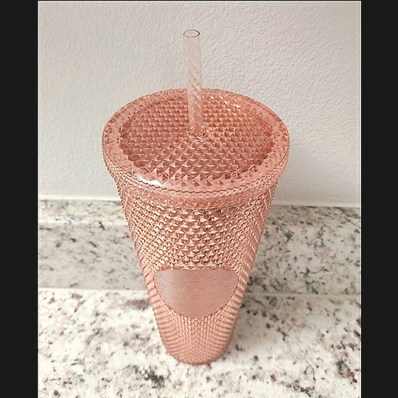 Starbucks Rose Gold Studded Tumbler - Picture 2 of 3